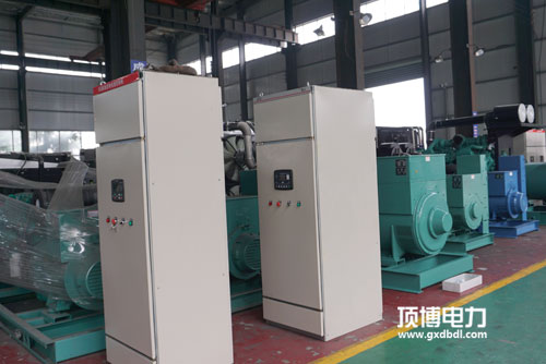 米兰体育电力450KW柴油发电机组生产车间